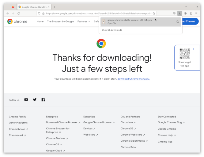 chrome rpm chrome rpm