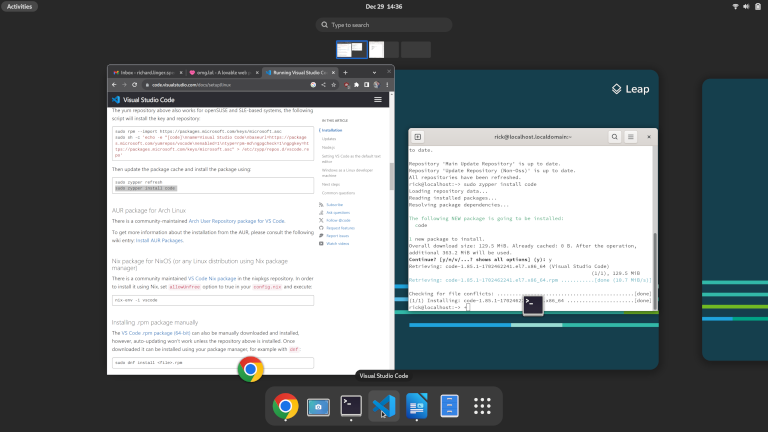 installing code installing code