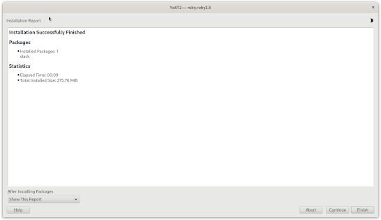 slack install complete slack install complete