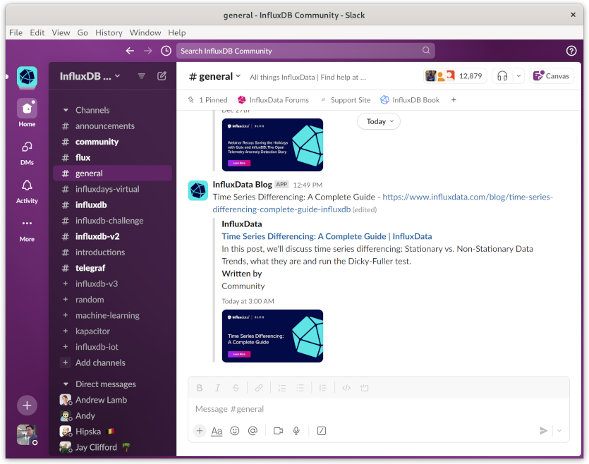 slack running slack running