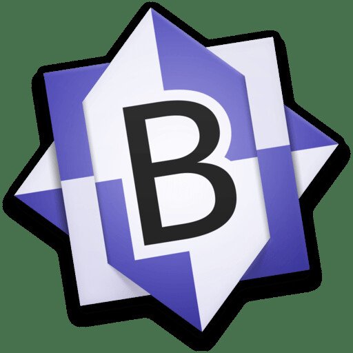 The icon for the text editor, BBedit