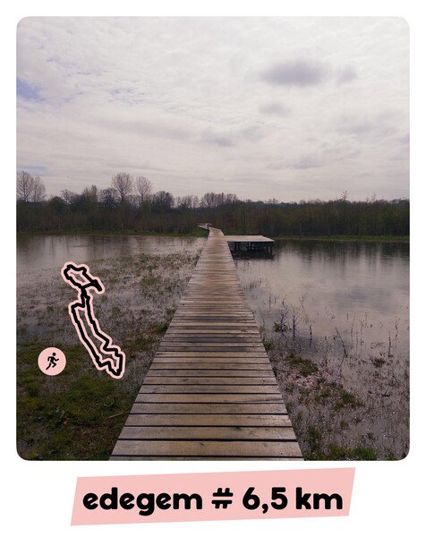 🏃🏻 Van vlonderpad naar vlonderpad. Een vlonderlus als het ware!