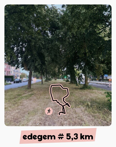 🏃🏻 Net voor ‘t donker. 