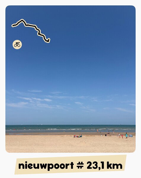 🚲 Not so straight to the beach …