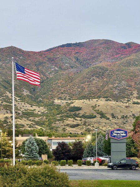 I visited Farmington, UT for work last week. It was a nice break from the desert heat trying to kill us all 🙂 