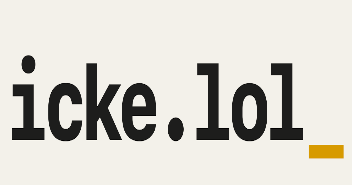 icke.lol · RSS und .htaccess