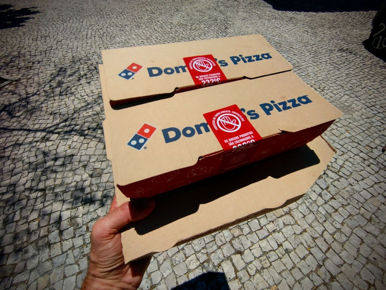 domino's pizza pela primeira vez 2023