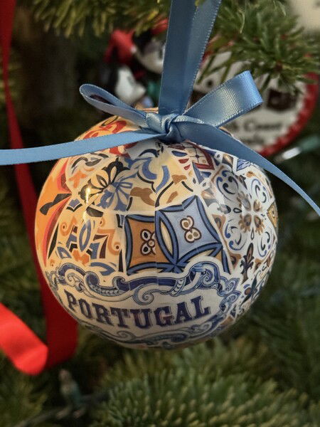 Portugal ornament to commemorate my trip to Portugal last year.