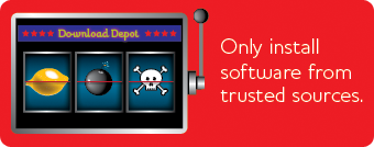 Install trusted software