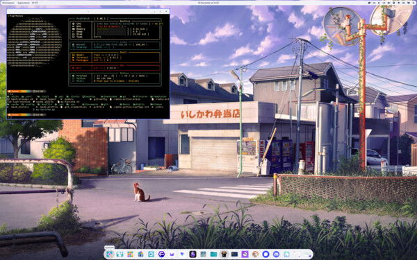 Fedora 43 Cosmic Spin