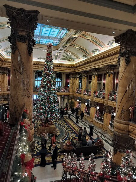 Christmas tree at The Jefferson hotel.