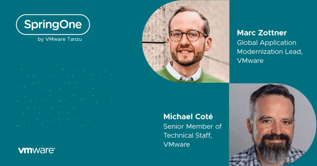 Want to hear how large companies fix up their legacy applications? On May 11th, you can [hear from Marc Zottner and me on just that topic, for free as part of the Golden Path to Spring One online conference](https://tanzu.vmware.com/developer/tv/golden-path/30/?utm_source=cote&utm_campaign=devrel). Join us on May 11th, 2023.
