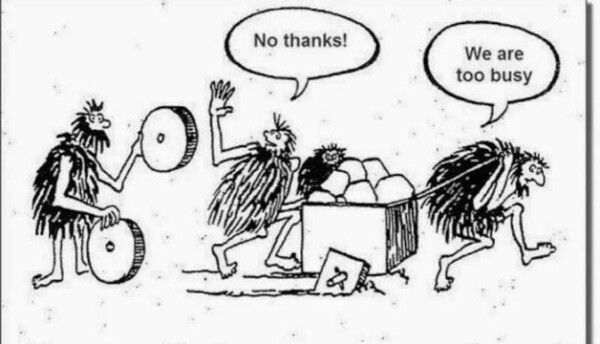 Too busy.