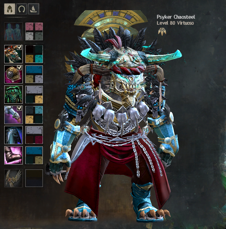 a charr mesmer from guild wars 2