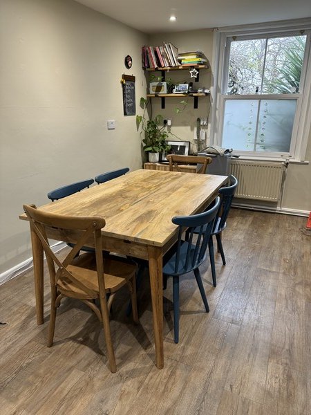 Table in kitchen