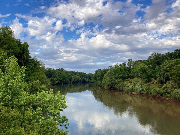 Snap #5: Amerson Park - View of the Ocmulgee River from the Porter Pavilion overlook at Amerson Park.
