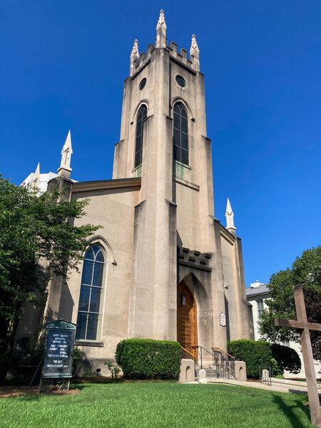 Christ Church is an Episcopal church in Macon, Georgia. Founded in 1825, it was the first church established in the city. The current building was built in 1851 and added to the National Register of Historic Places in 1971.