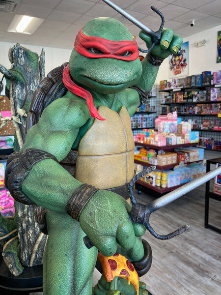 A new toy and pop culture store called Replay Toys just opened in Macon, so I stopped by to check out its massive selection of collectibles. It was a fun shop to browse. I'm not sure how big the market is for large statues like this since they cost hundreds of dollars, but they are undeniably cool.