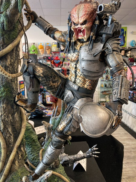 A new toy and pop culture store called Replay Toys just opened in Macon, so I stopped by to check out its massive selection of collectibles. It was a fun shop to browse. I'm not sure how big the market is for large statues like this since they cost hundreds of dollars, but they are undeniably cool.