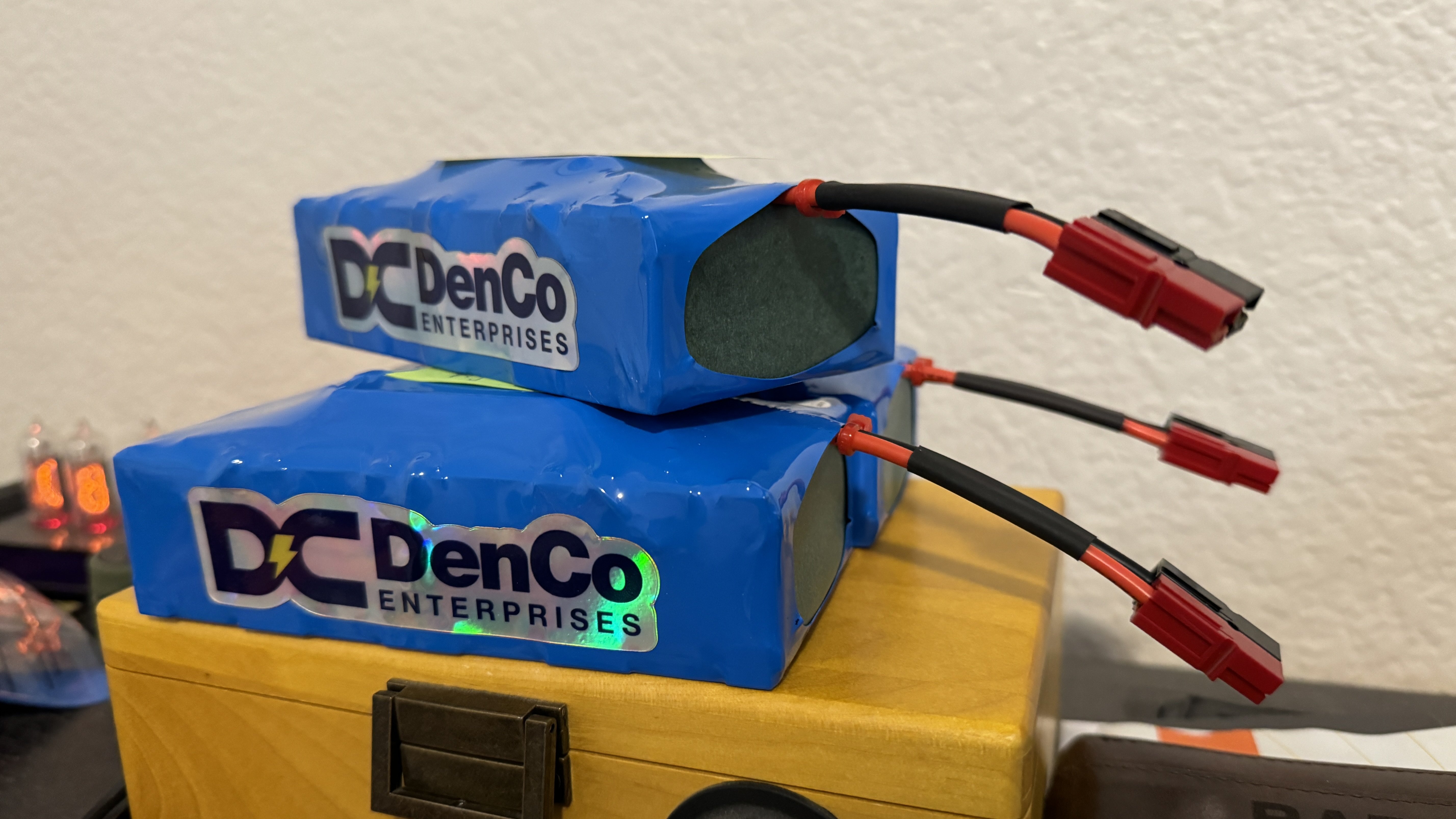 Three DenCo batteries waiting to be purchased and shipped