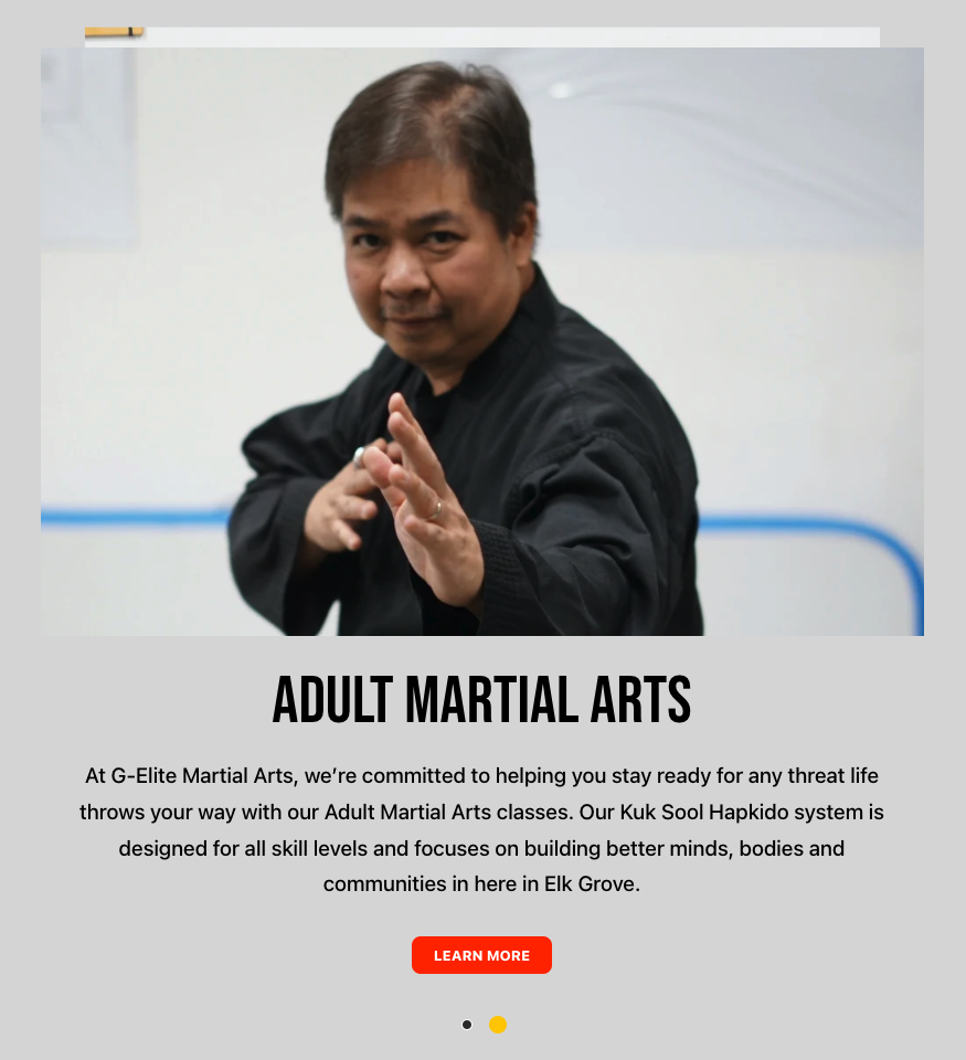 G-Elite Martial Arts Adult Classes
