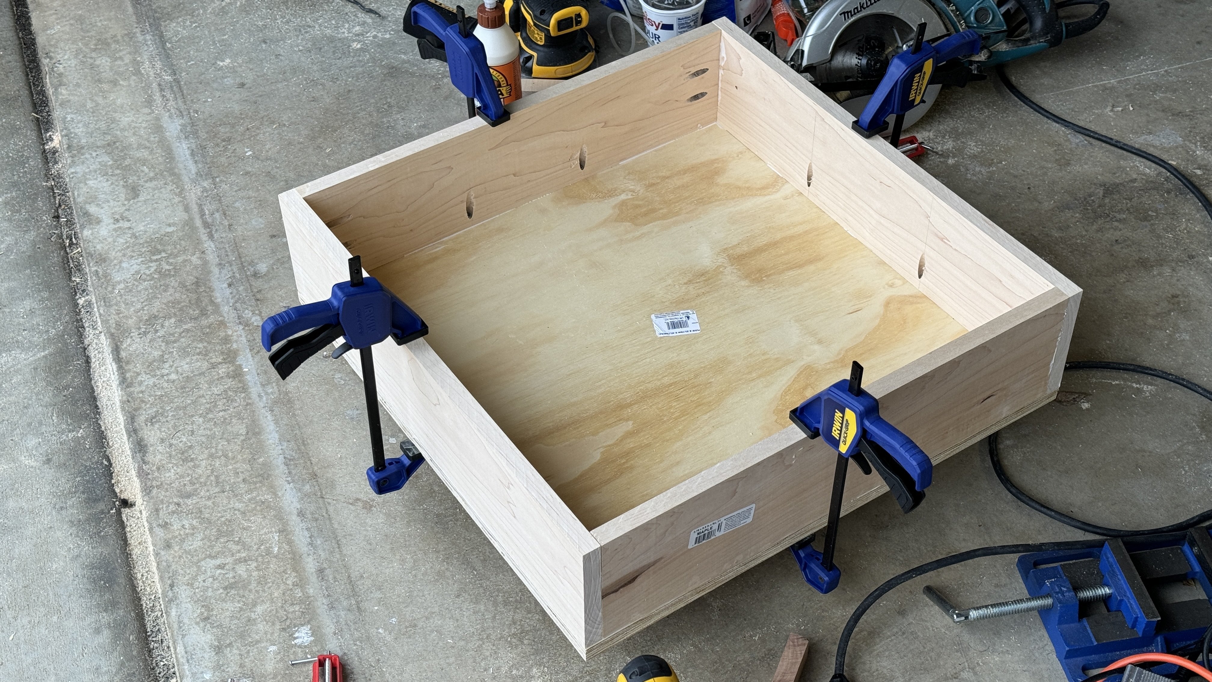 One of my first woodworking builds, a simple drawer