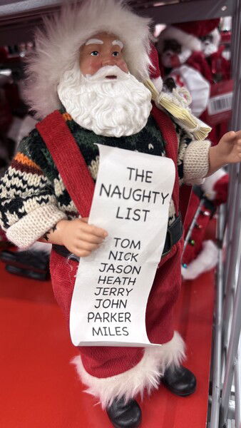 Getting called out early this year. 