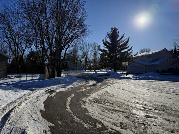 Don’t be fooled by the sun it was still low single digits out today.