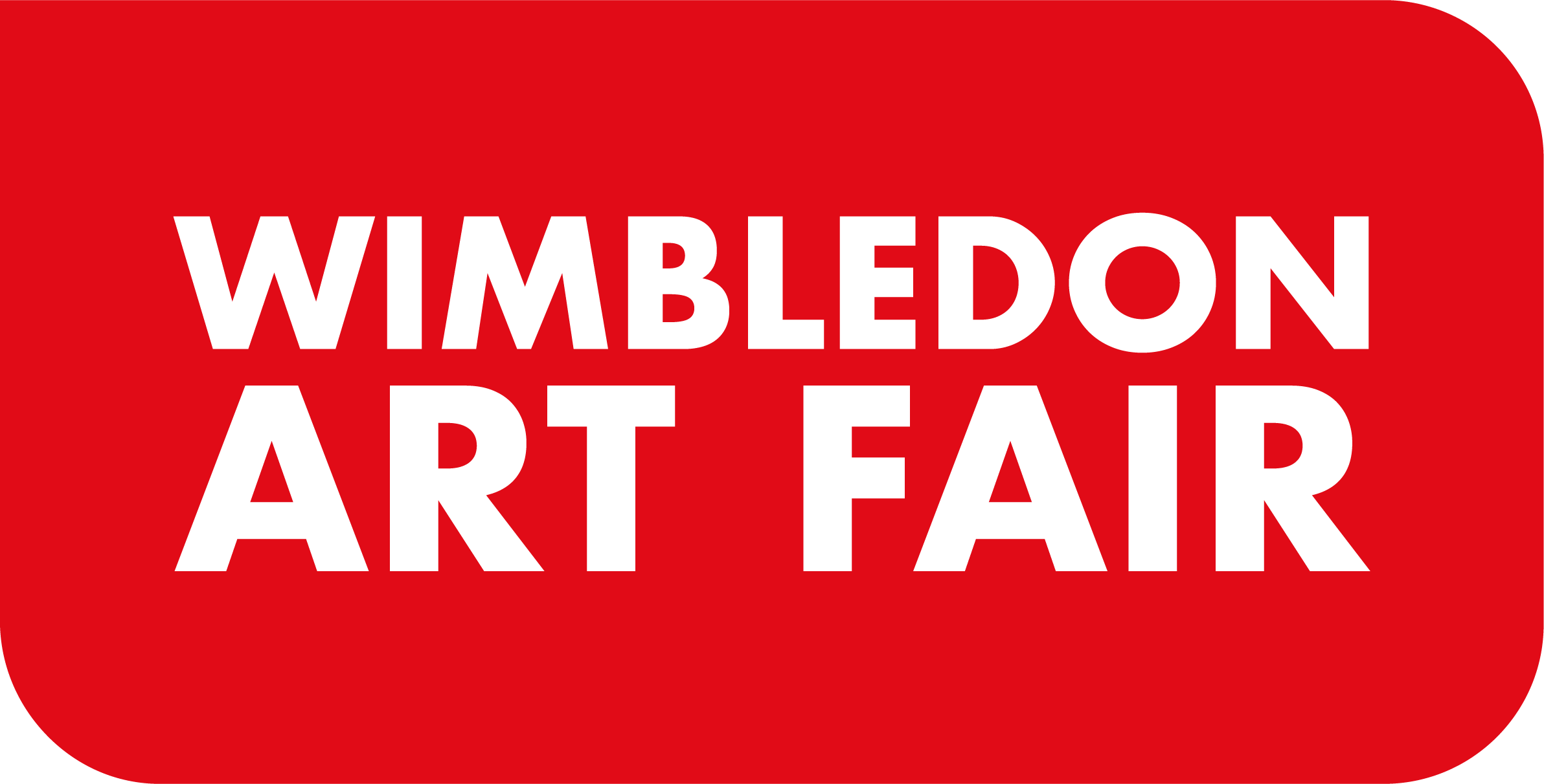 The Wimbledon Art Fair logo in red