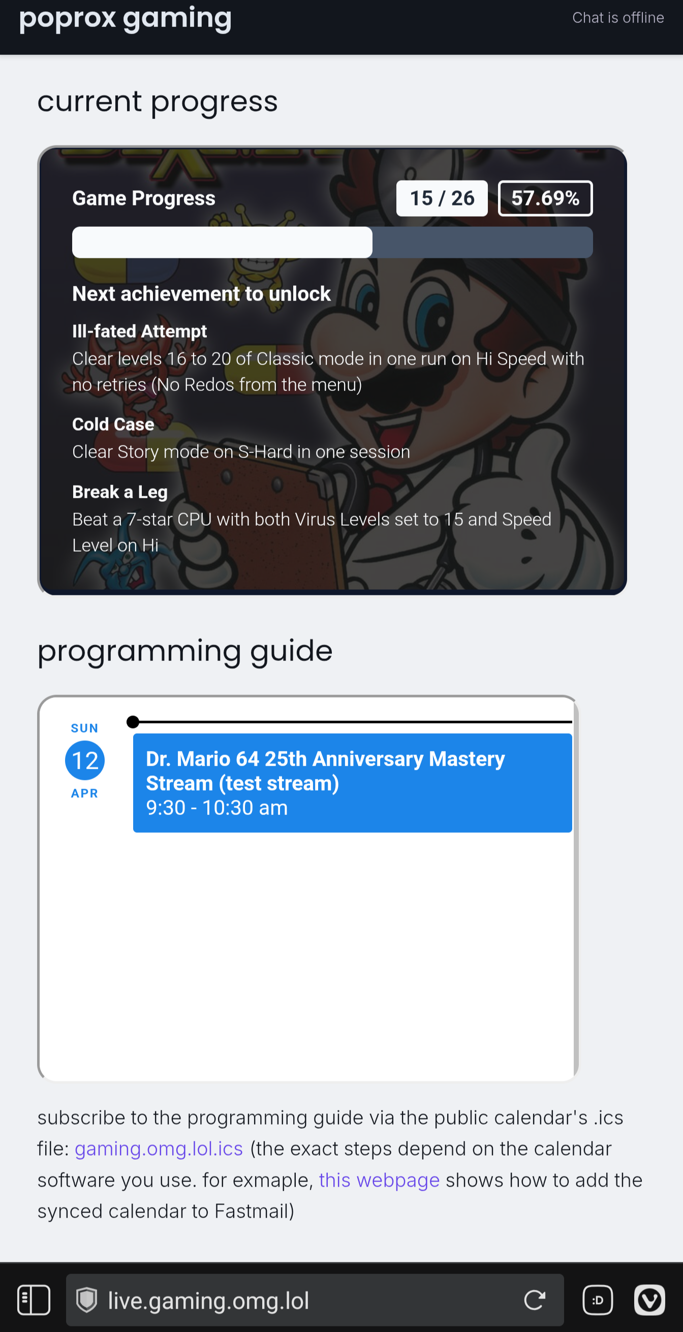 streaming homepage