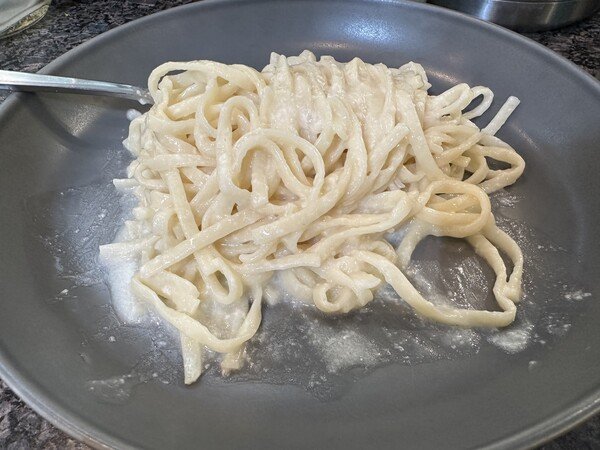Classic/Rome Style Alfredo. Just butter and parmesan, and some pasta water.