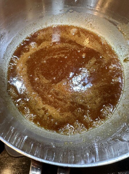 Caramel sauce, for layering in ice cream.