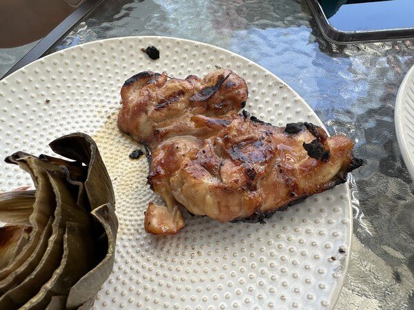 Grilled chicken.
