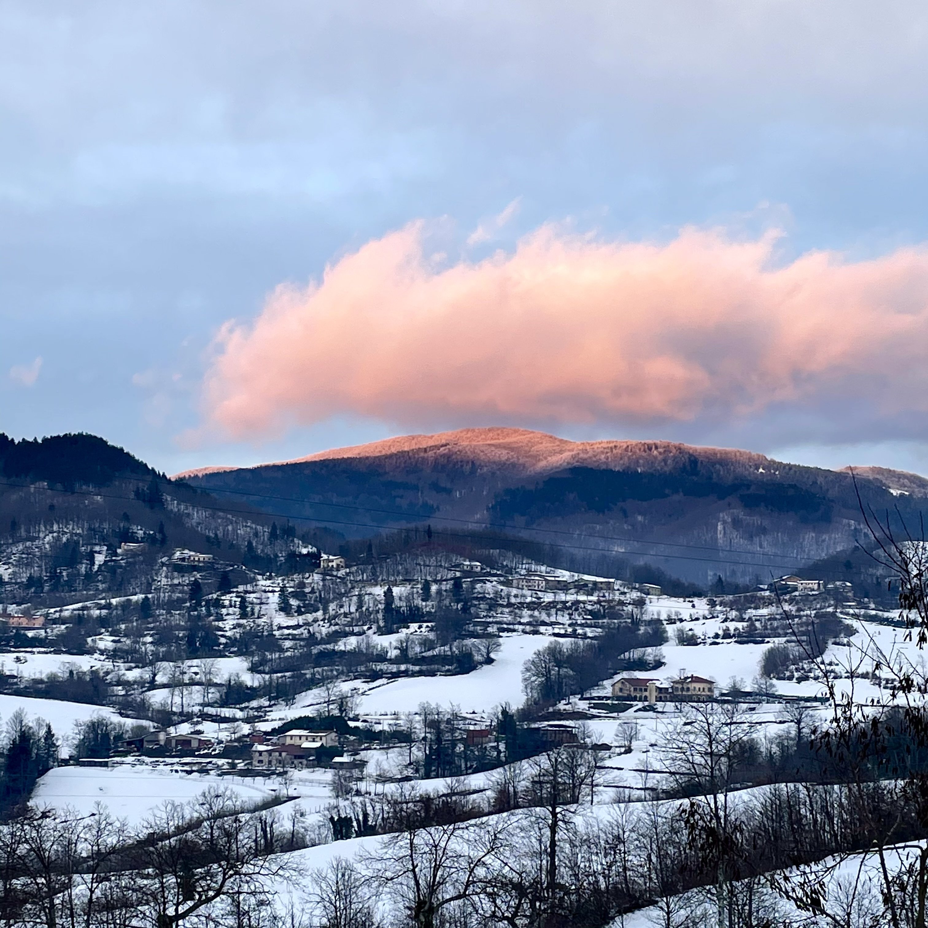 📷 17/01/2021 📷    Snow    Piteglio, Tuscany, Italy