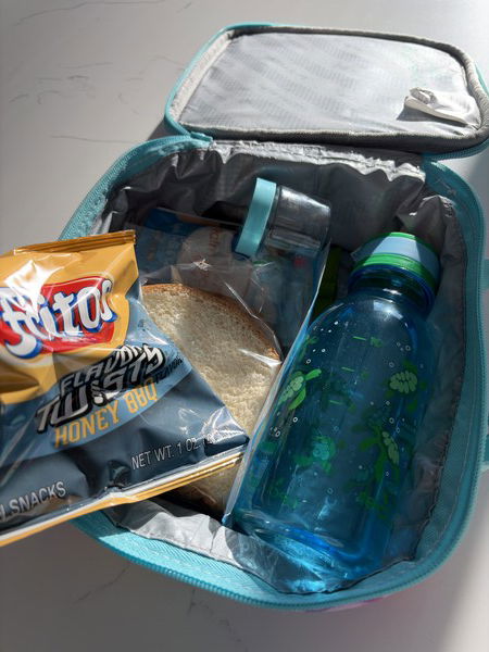 Sis made her own lunch today. 🥹