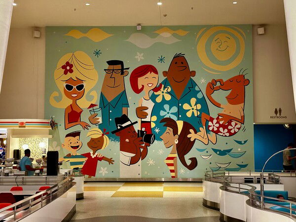 Bayliner Diner Wall Mural
Universal Florida's Cabana Bay Beach Resort
#UniversalStudios
