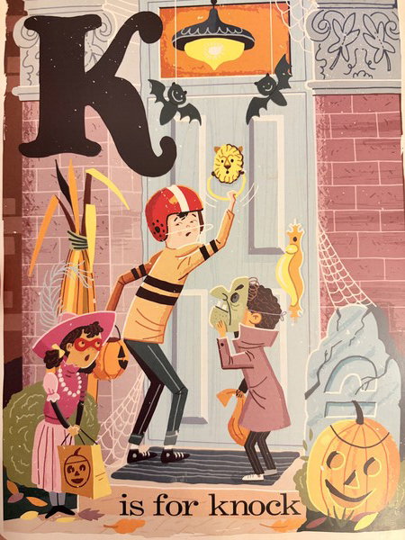 What are we doing here? It’s an alphabet book for kids and too early to be doing silent letters. 