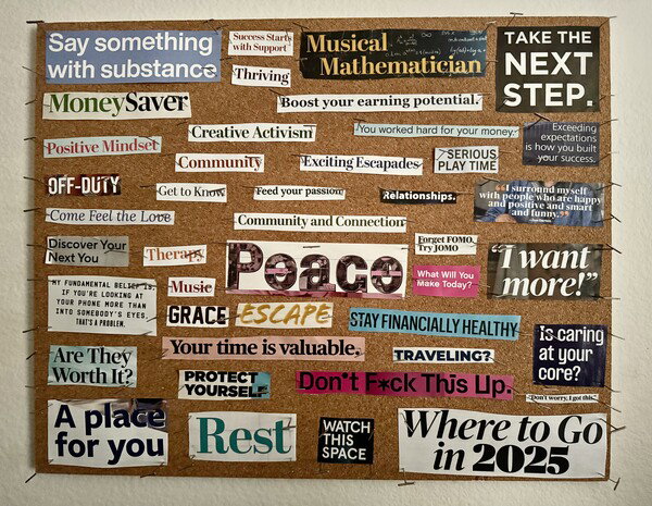 My 2025 inspiration board.