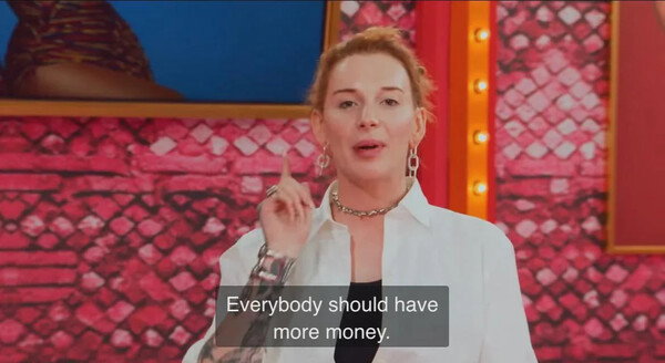 Bosco on RuPaul's Drag Race All-Stars 10: Tournament of All-Stars saying 'Everybody should have more money.'
