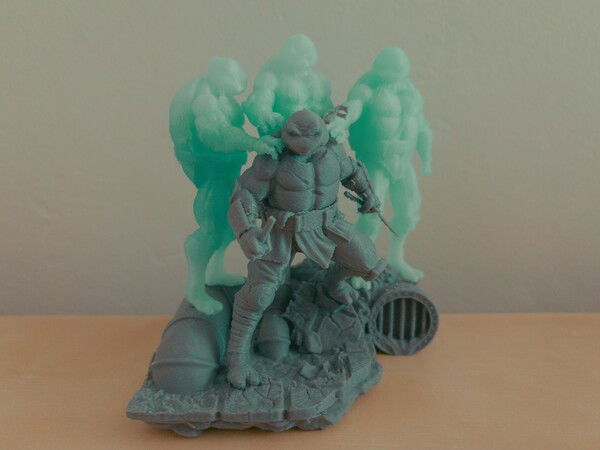 Got this awesome 3D print representing The Last Ronin from NutshellKreationz on Etsy.