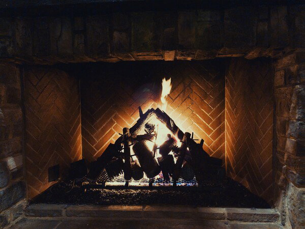 Roaring Fireplace