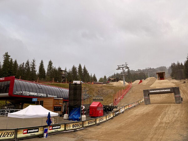 When the mountain switches from skiing to biking.
