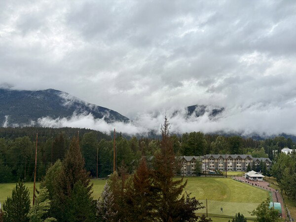 a bit cloudy today