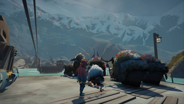 A screenshot from part way through the game Herdling.