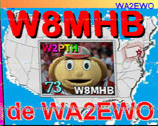 SSTV frame from WA2EWO