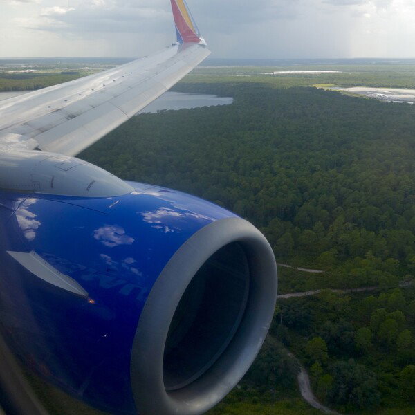 On final approach into Orlando