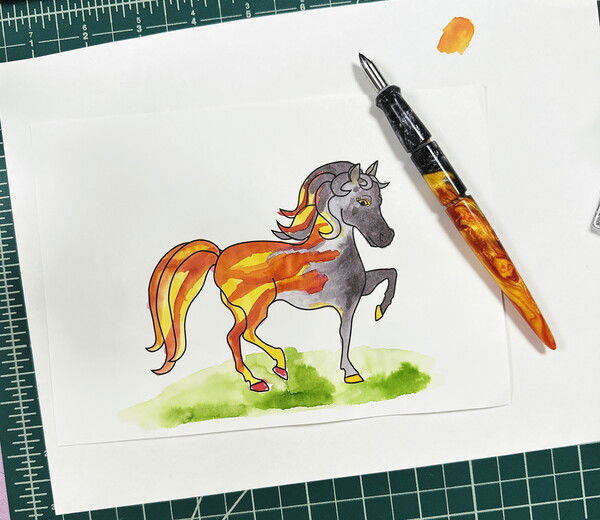 Inkthrower at the Ink Pony Club.