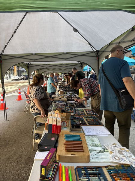Still hopping at the Atlas Stationers Sidewalk Sale!