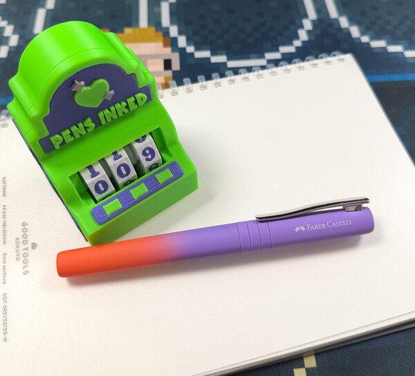 And another one! Prepping the Faber-Castell Poly fountain pen for review tomorrow. #FountainPens