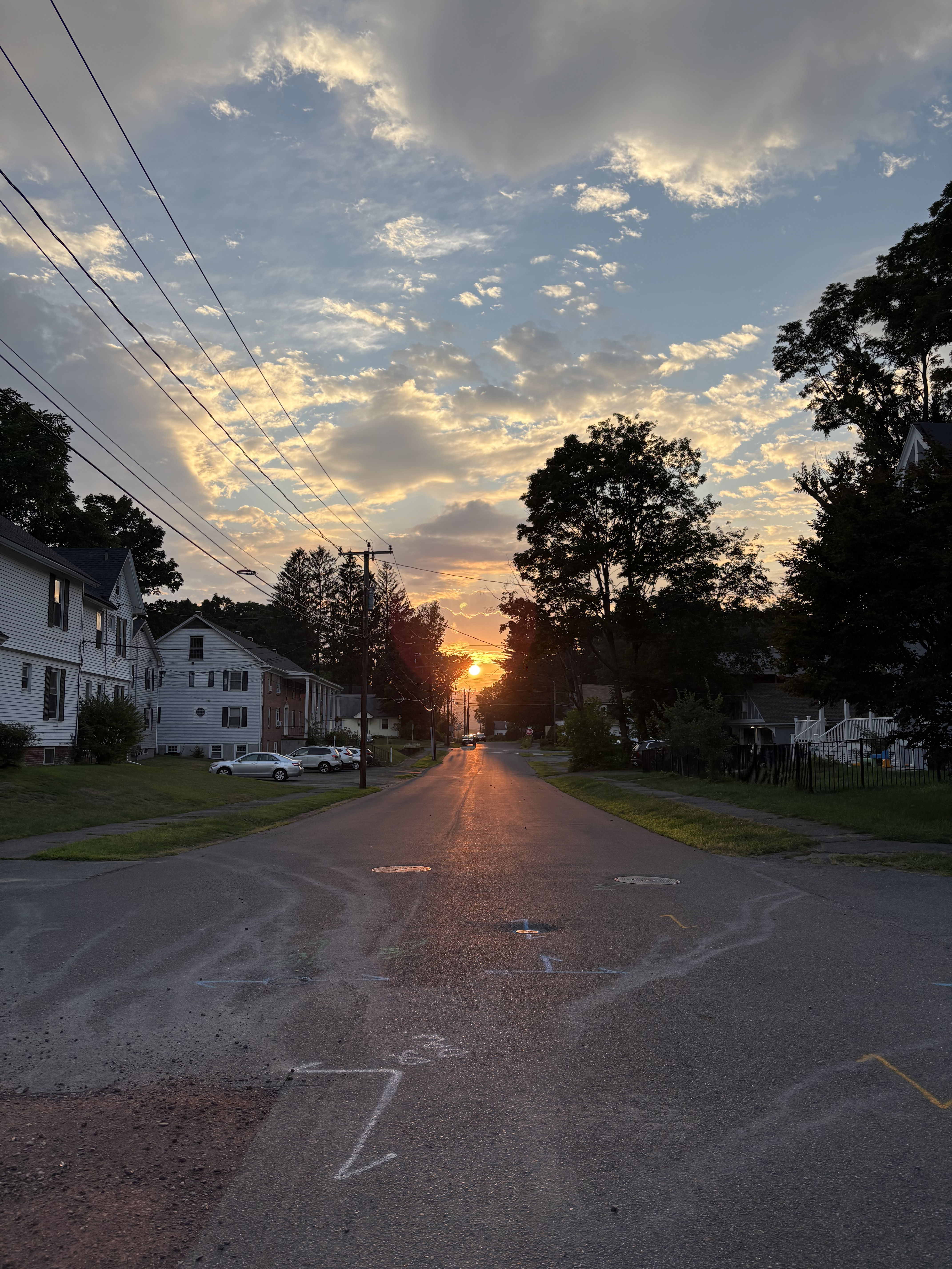 Sunset on Prospect Street